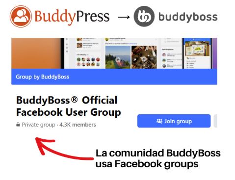 Buddyboss no usa su propio software